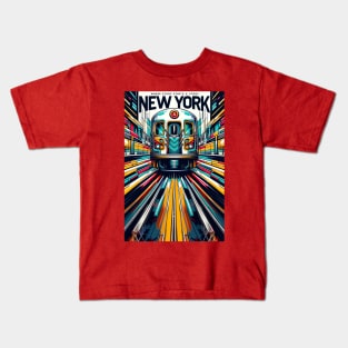 New York Subway story NYC Subway Train Classic T-Shirt Kids T-Shirt